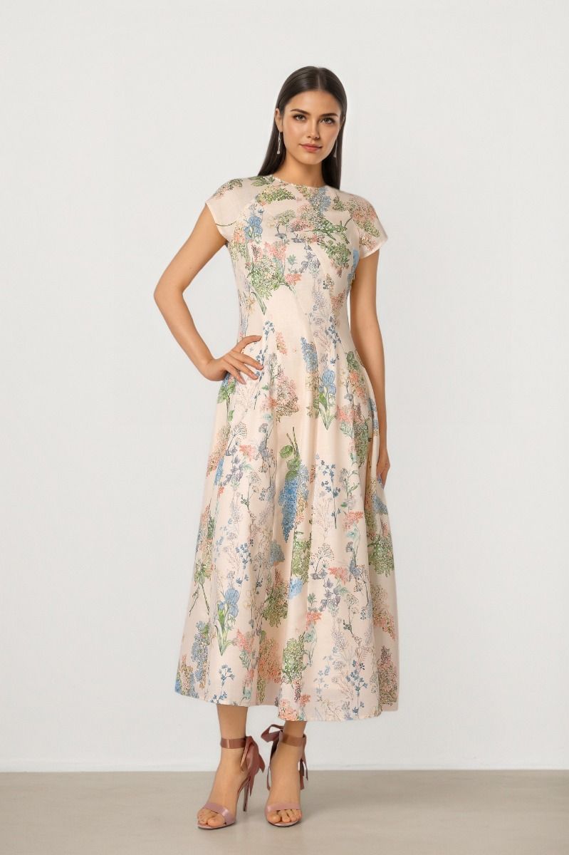 Panel Print Dress