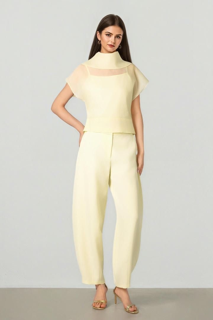High Collar Blouse