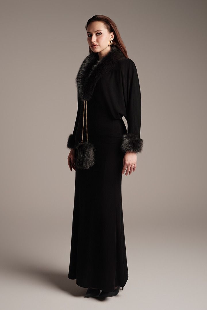 Velvet Belted Dress