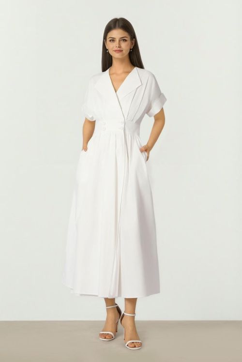 Overlay Wrap Dress