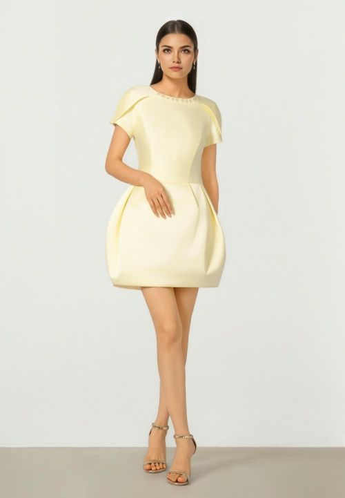 Peplum Mini Dress