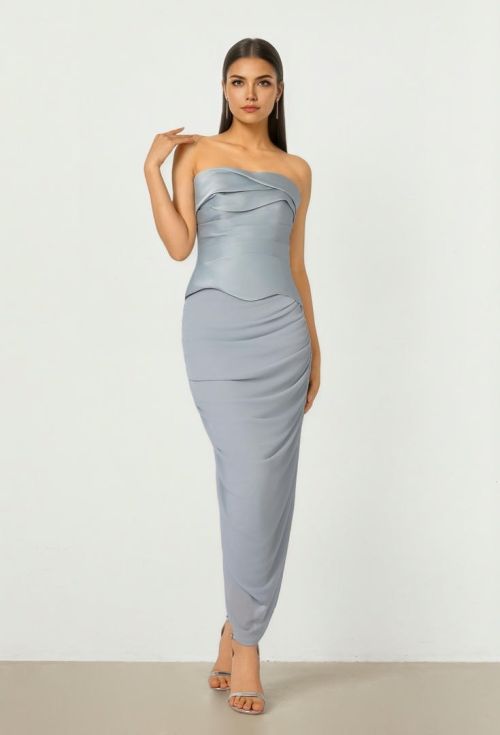 Draped Jersey Skirt