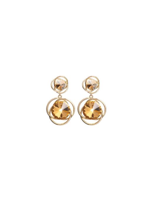 Amber Drop Earrings