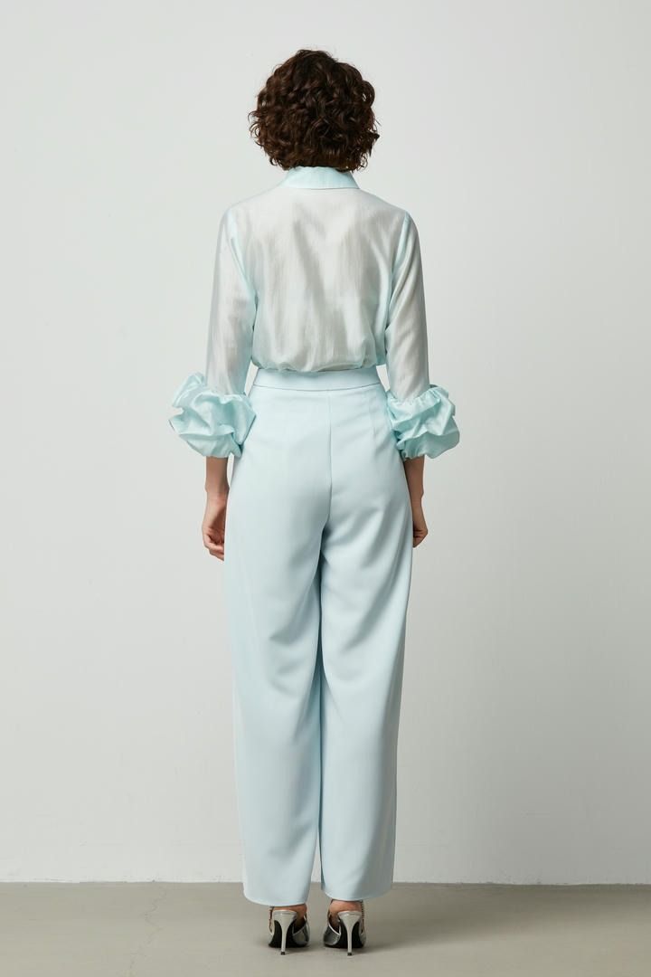 Side slits pants