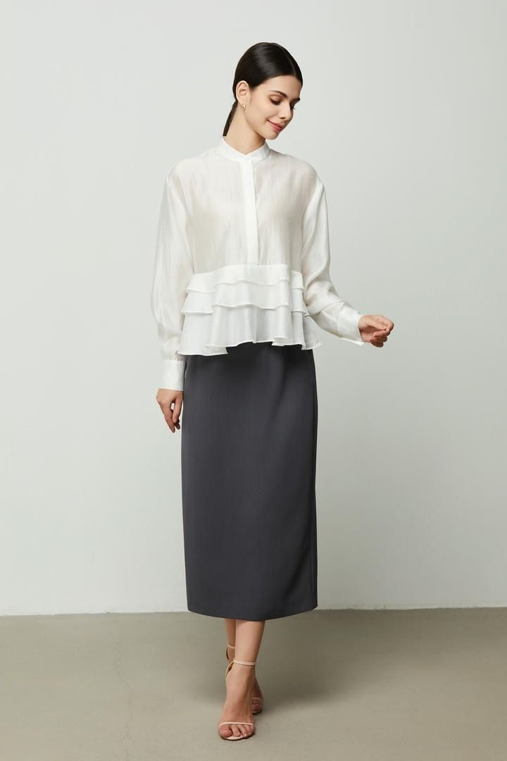 Classic Gray Skirt