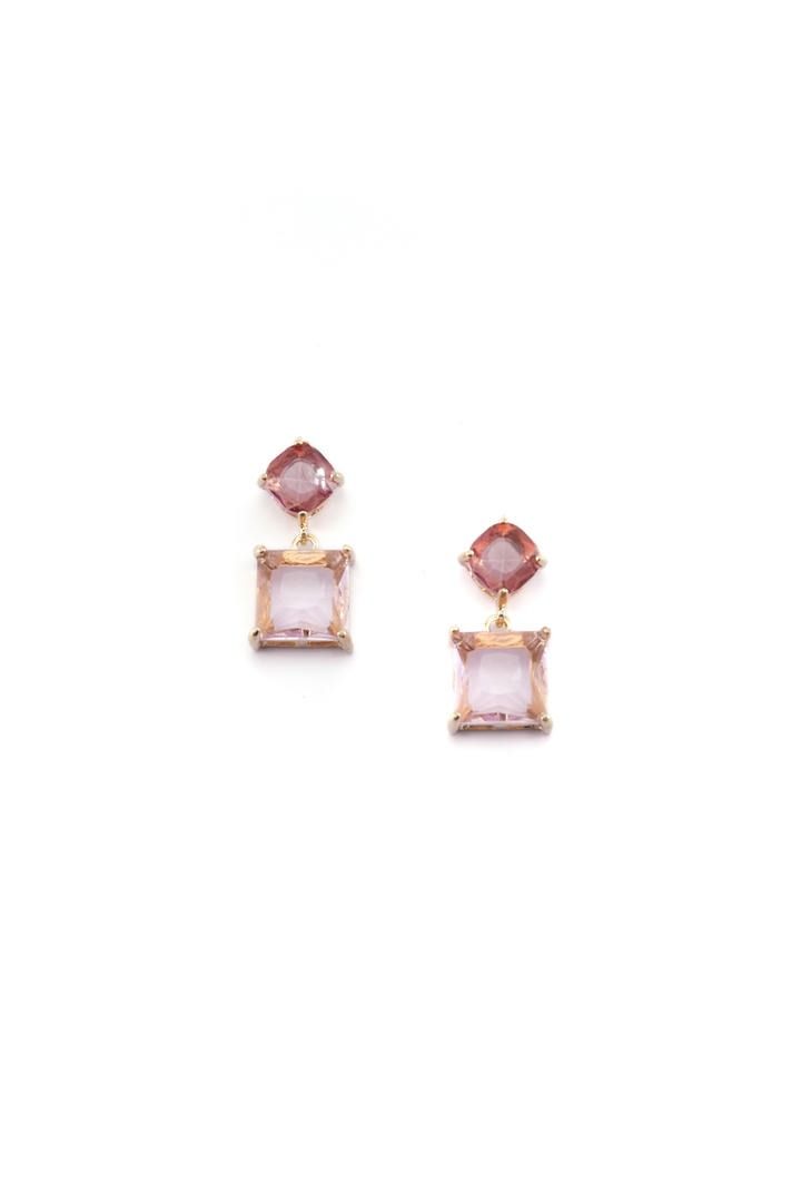 Double Drop mix shapes Earrings