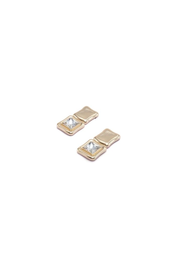 Double Drop square Earrings