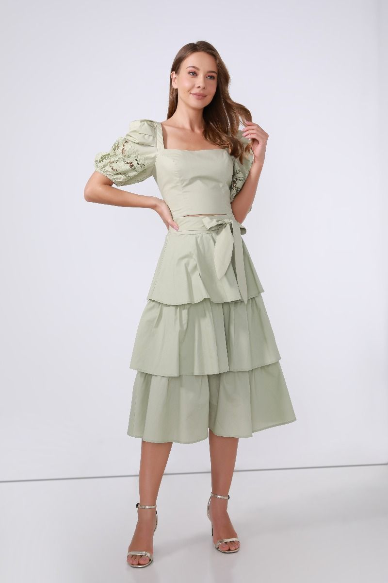 layered skirt