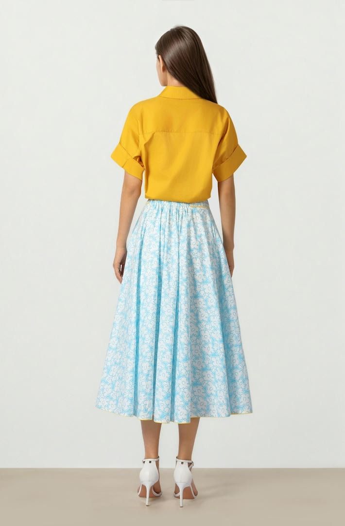 Piped Cotton Top