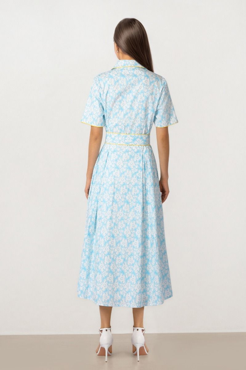 Printed Midi Dress