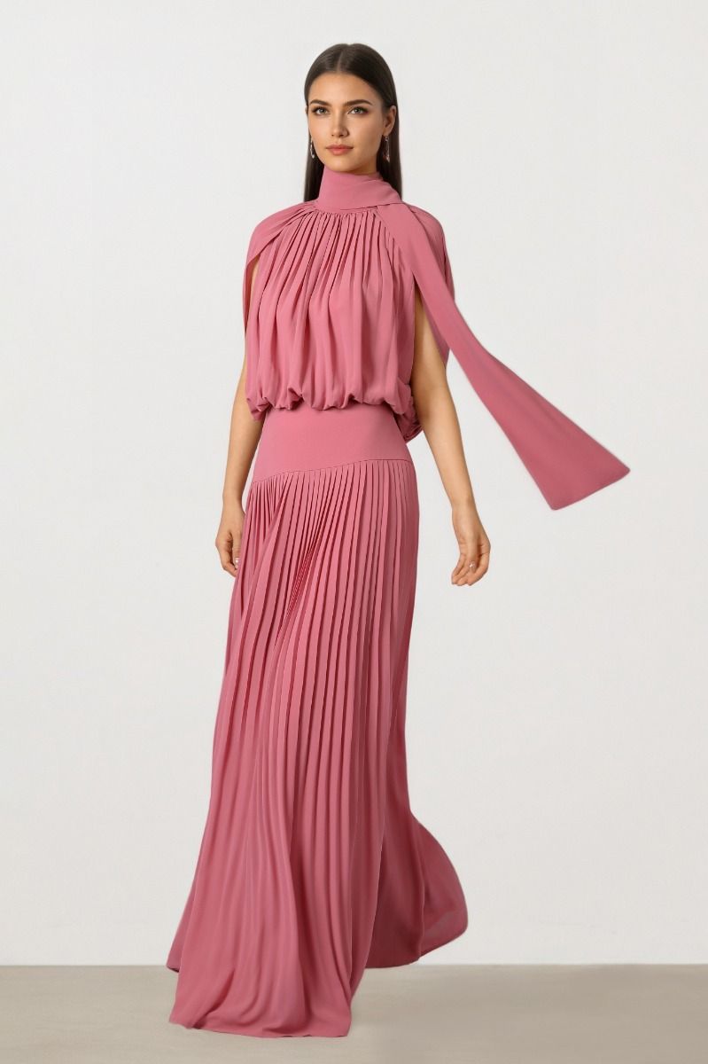 Pleated Cape Top