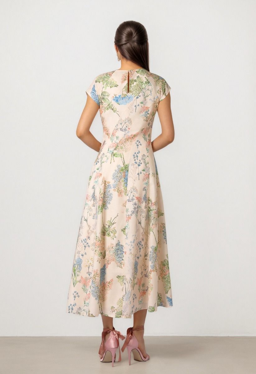 Panel Print Dress