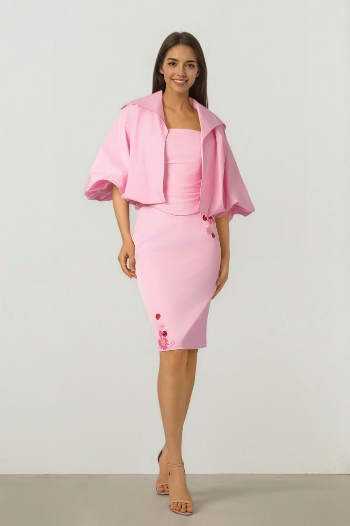 Pink Taffeta Jacket
