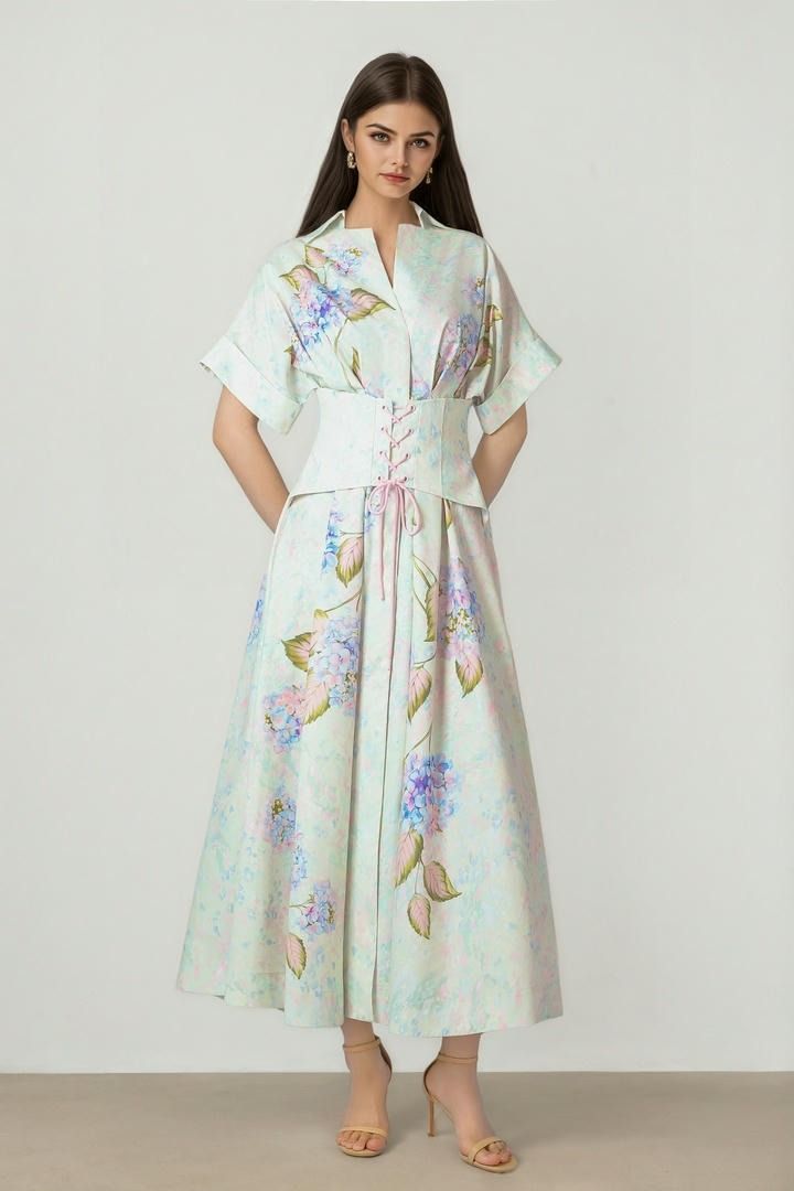 SHIRT COLLAR DRESS
