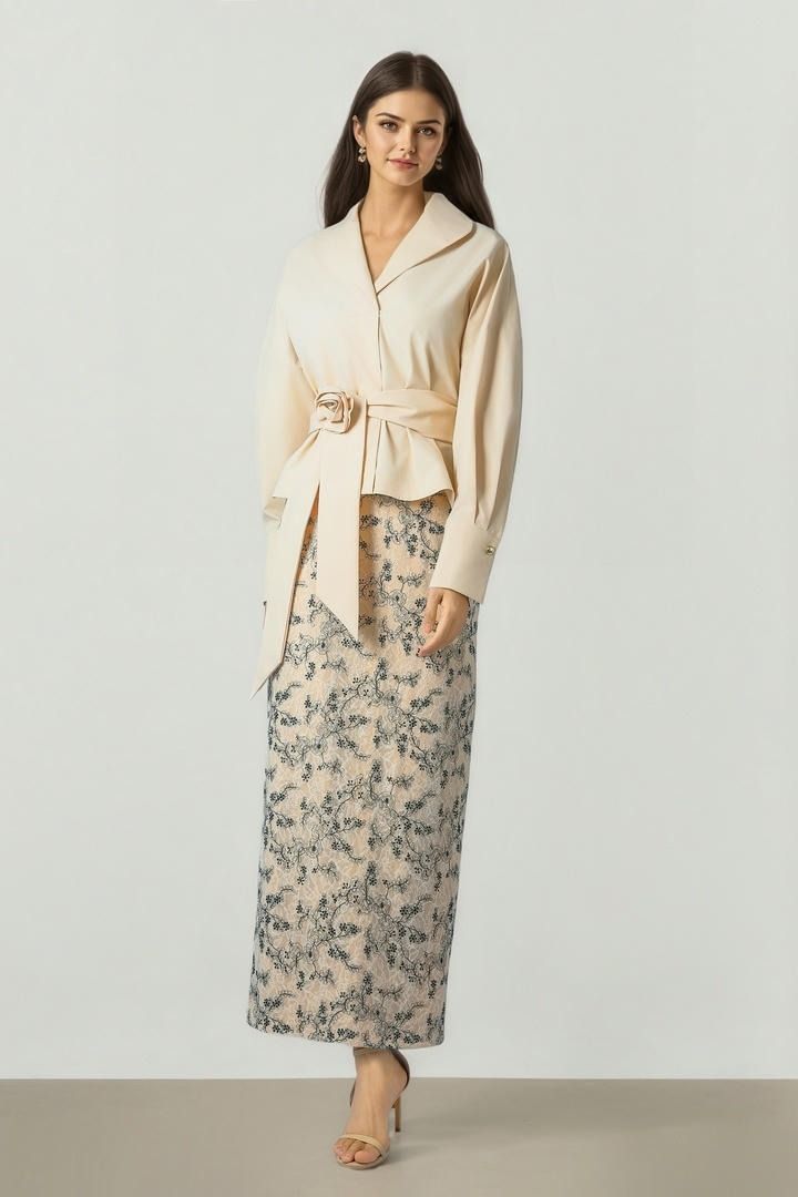 Lace Midi Skirt