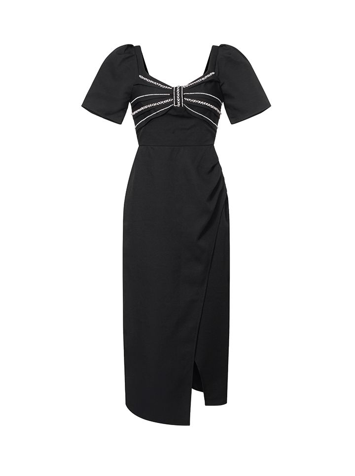 embellished bow Dress