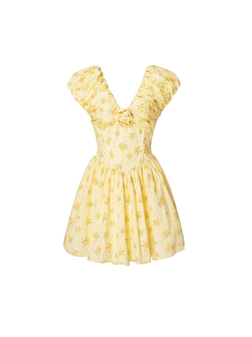 Printed Mini Dress