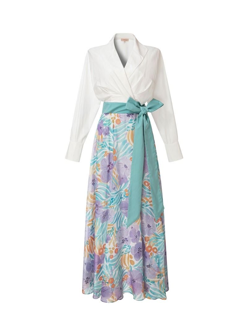 Floral Jacquard Dress