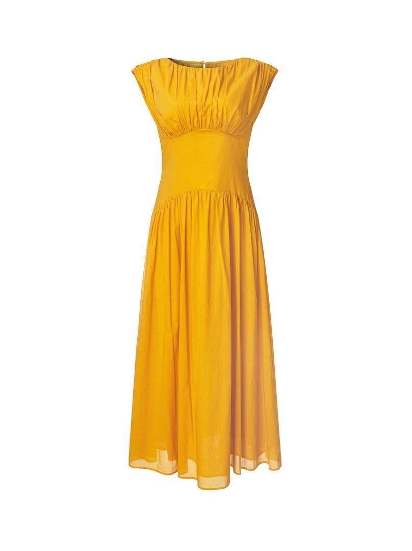 Orange Cotton Dress