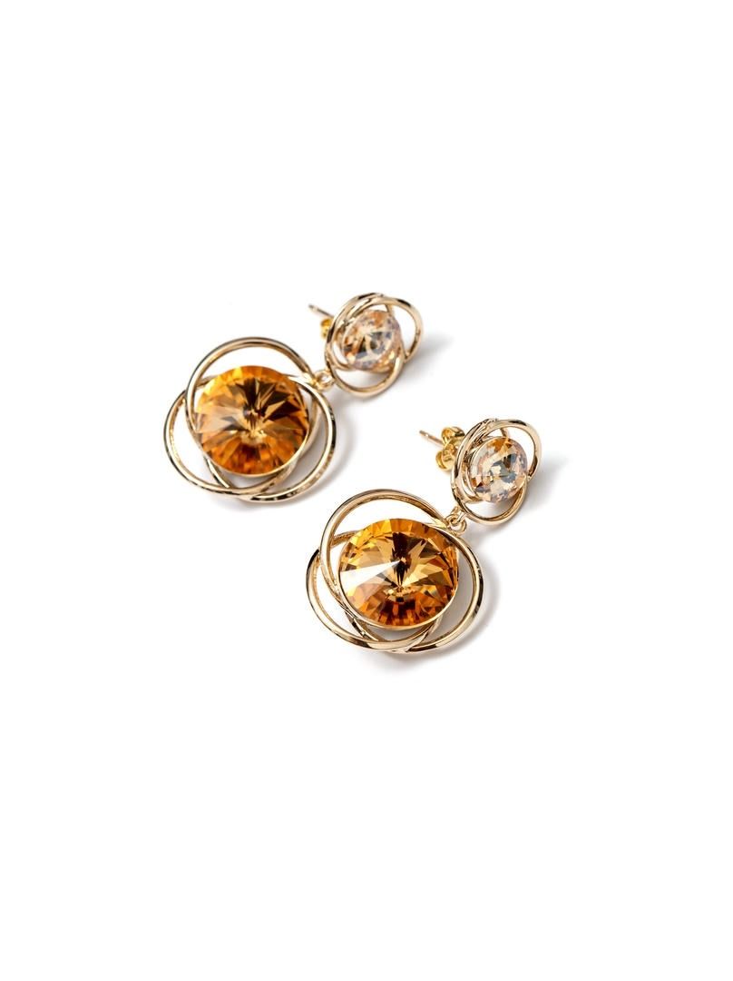 Amber Drop Earrings