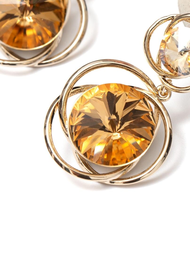 Amber Drop Earrings