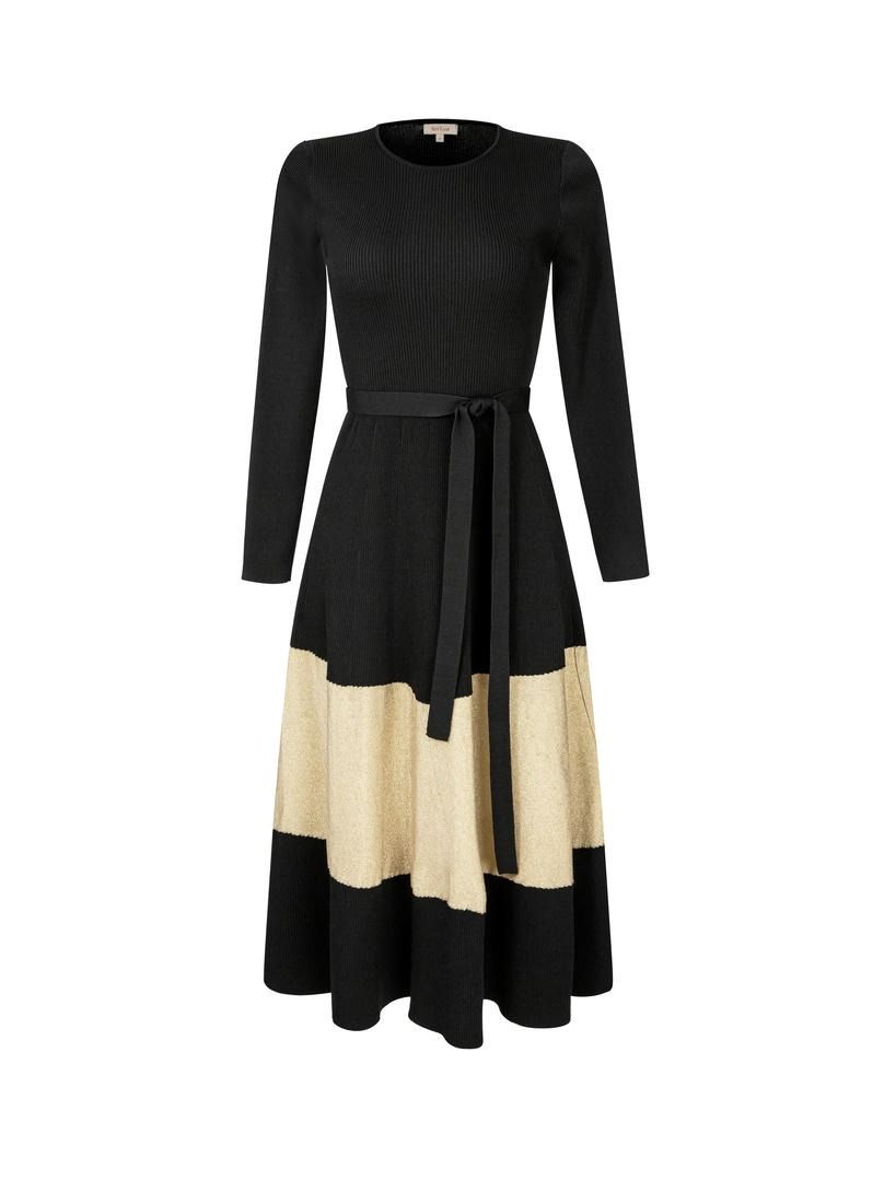 Contrast Insert Dress