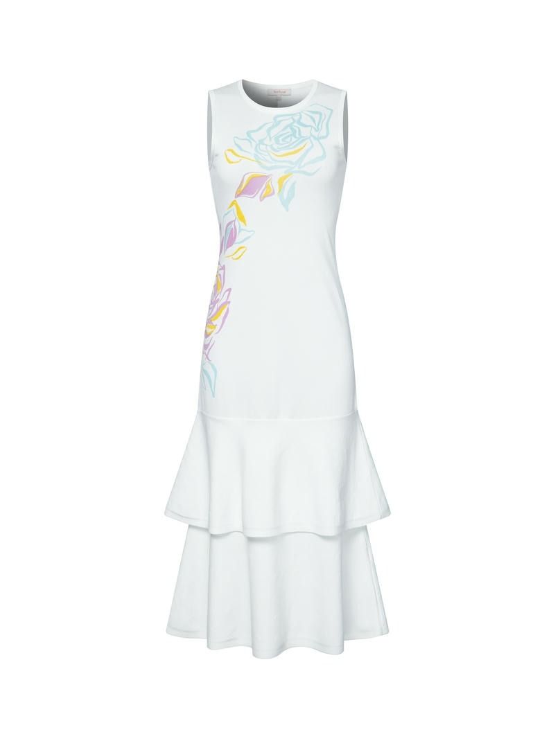 ruffled tiered hem Dress