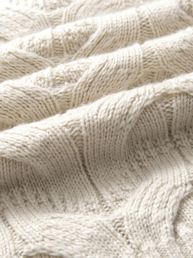 Beige Knit Pullover