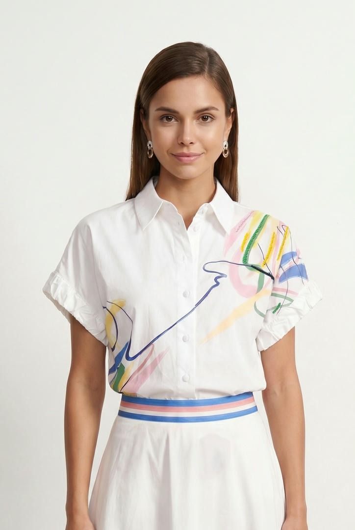 Printed Cotton Shirt