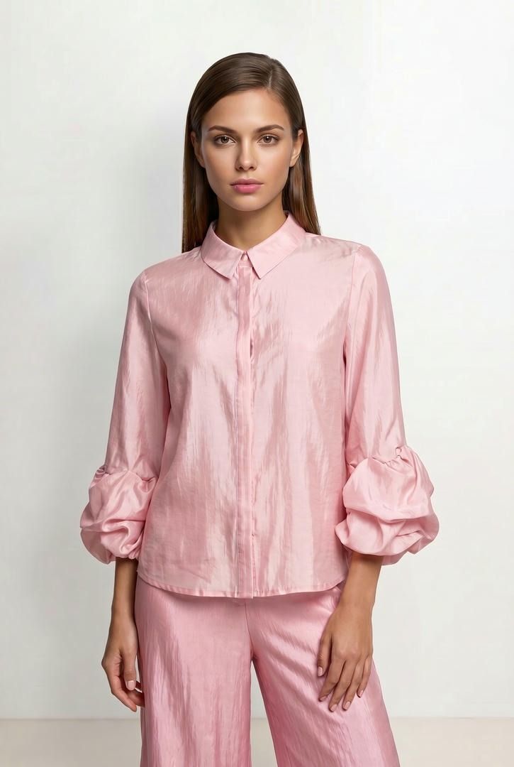 Pink Tencel Blouse