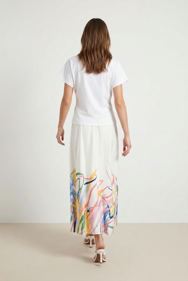 Printed Cotton Skirt