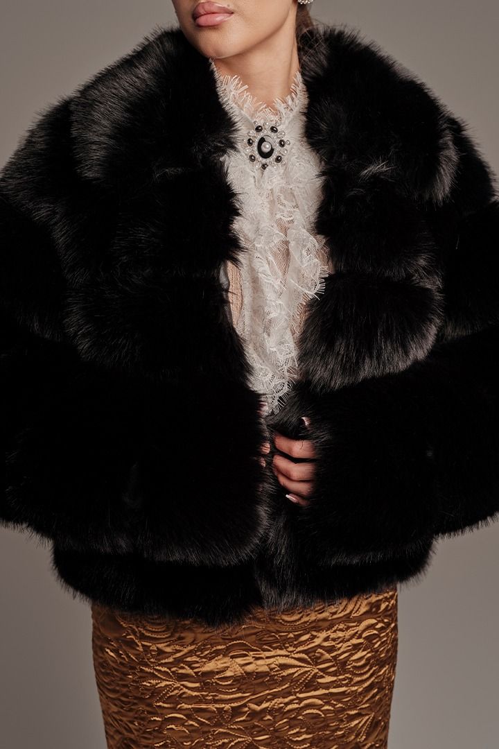 Cropped Fur Coat