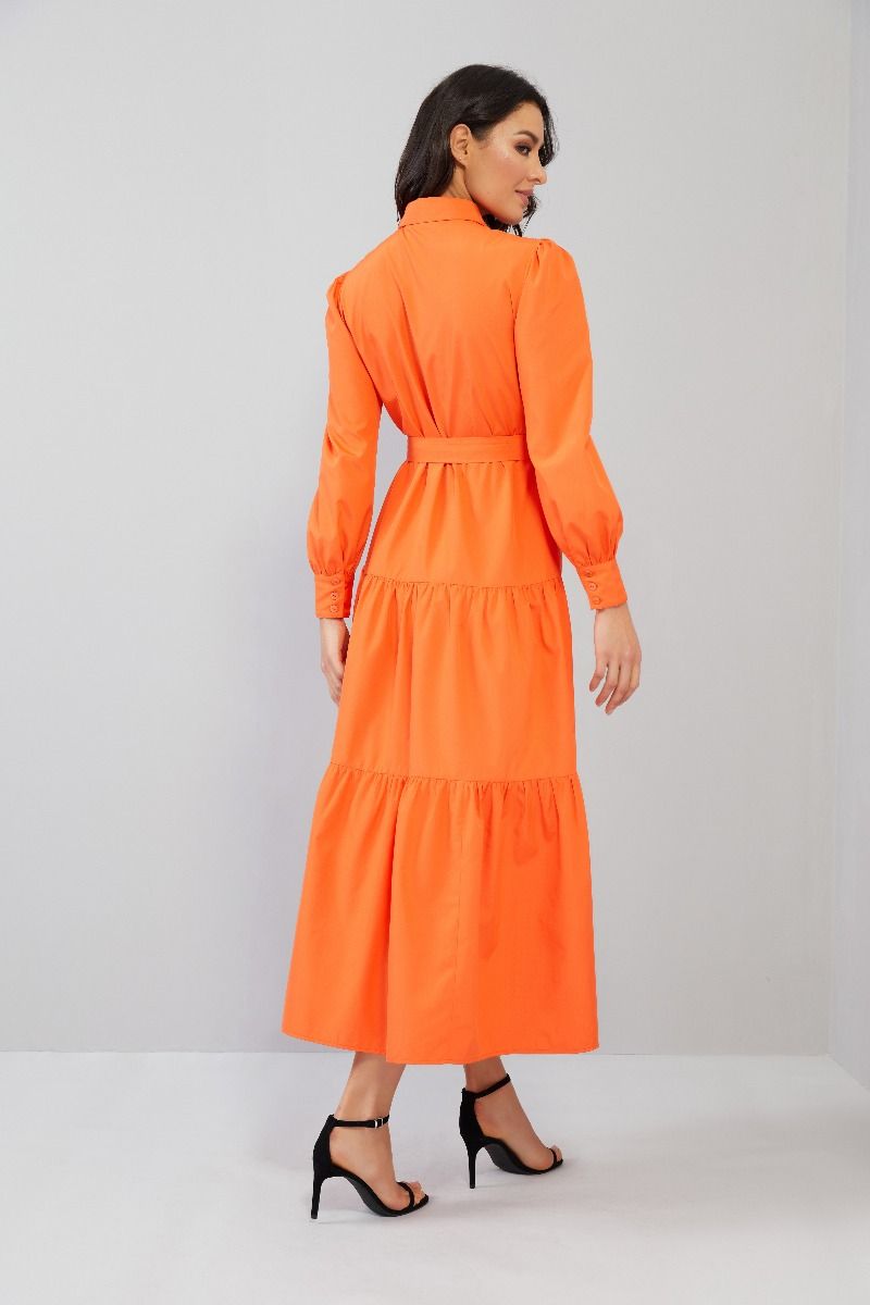 Long Ruffled Kaftan