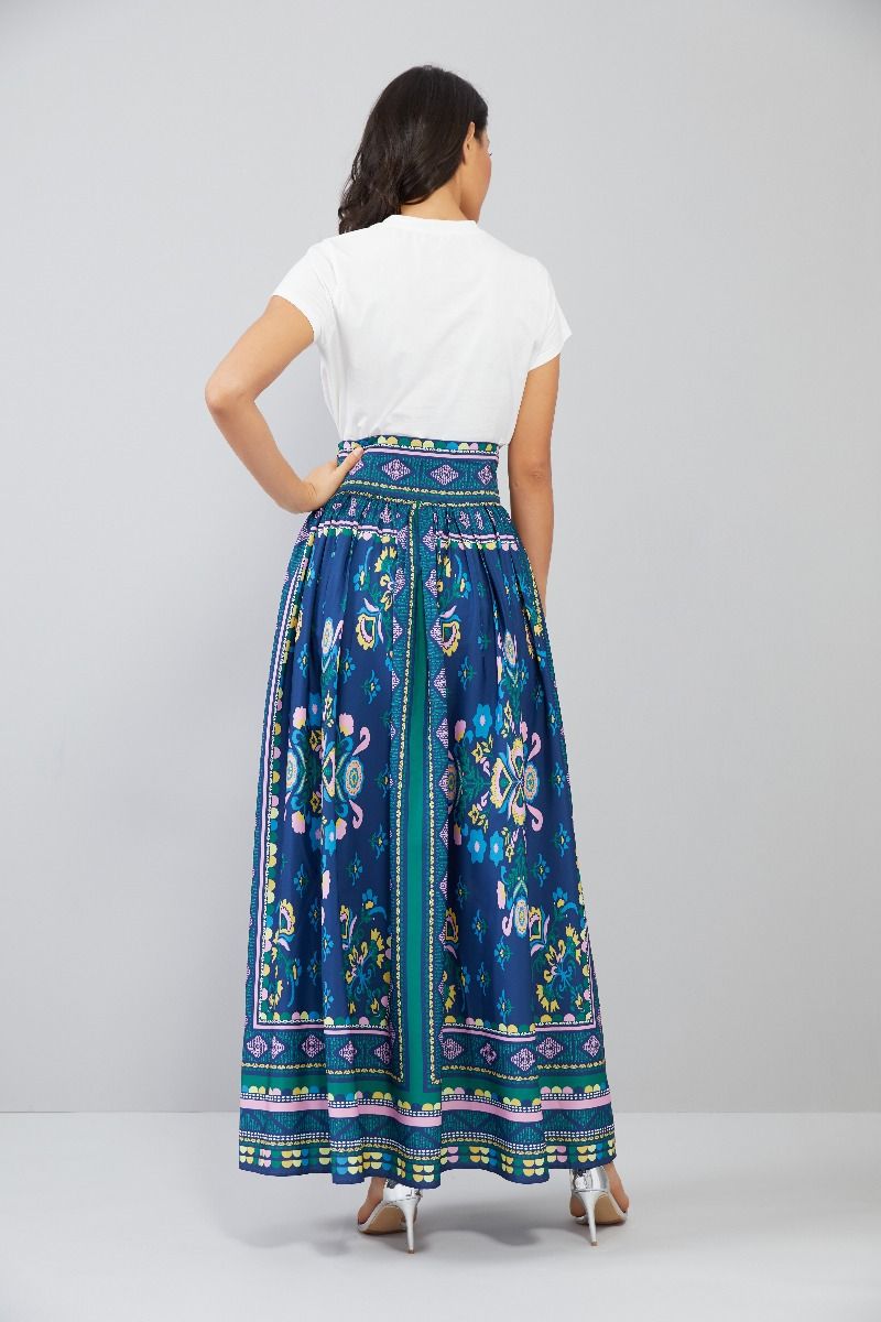 Printed Maxi Skirt